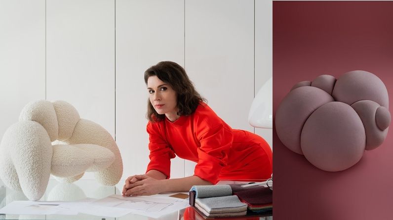 Designérka Lara Bohincová navrhla sedací nábytek inspirovaný ženským tělem